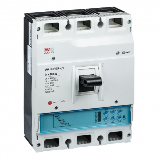 Слесарка.бай. Автоматический выключатель AV POWER-4/3 1000А 50kA ETU2.0 - стоимость, описание, магазин.