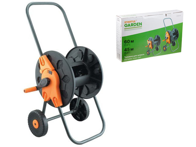 Слесарка.бай. Тележка для шланга 1/2"/60м STARTUL GARDEN (ST6015-01): купить в интернет-магазине. 