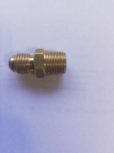 Слесарка.бай. Штуцер латунный с наружными резьбами 1/2" X 1/4" Forsage F-CS-C-011-2 (конус) - стоимость, описание, магазин.