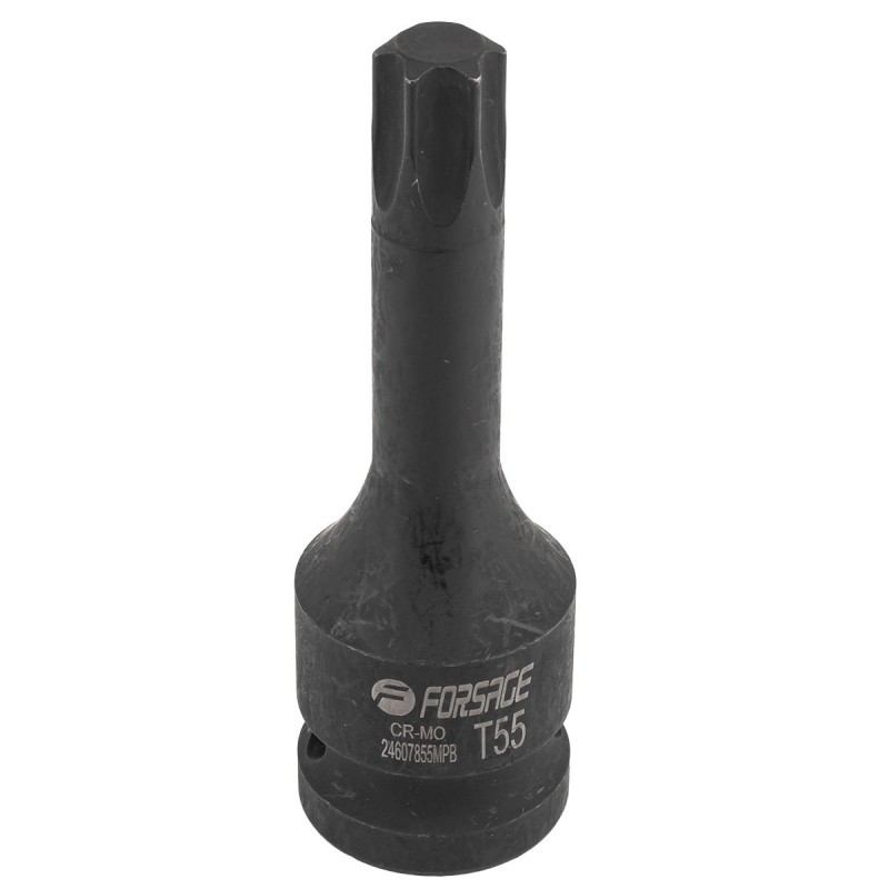 Слесарка.бай. Головка-бита TORX ударная T55,1/2" Forsage F-24607855MPB - стоимость, описание, магазин.