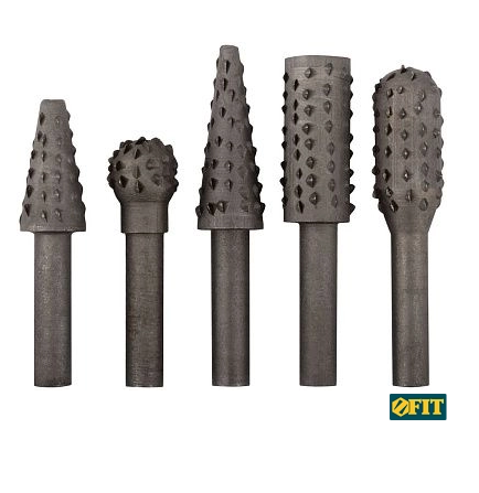 Слесарка.бай. Шарошки стальные по дереву, 5шт. (F_36455) FIT под заказ - стоимость, описание, магазин.