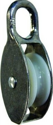 Слесарка.бай. Блок одинарный EKT C71340 PULLEY ZP 50 мм с нейлоновым колесом - стоимость, описание, магазин.