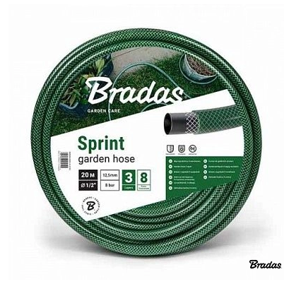 Слесарка.бай. Шланг поливочный SPRINT 3/4" 20м (WFS3/420) BRADAS под заказ: купить в интернет-магазине. 