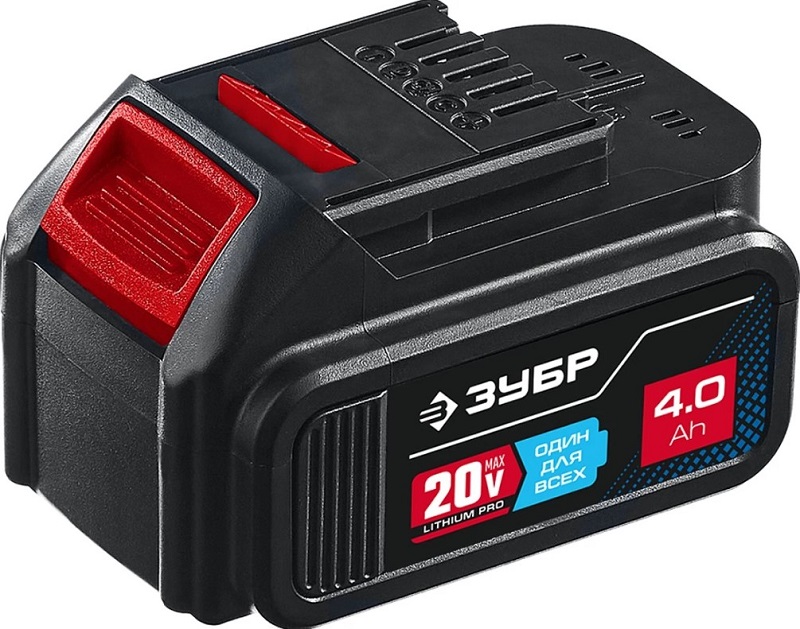 Слесарка.бай. Аккумулятор 20В 1шт 4.0 А/ч Li-Ion PRO, тип Т7 "ПРОФЕССИОНАЛ" (ST7-20-4) ЗУБР под заказ - стоимость, описание, магазин.