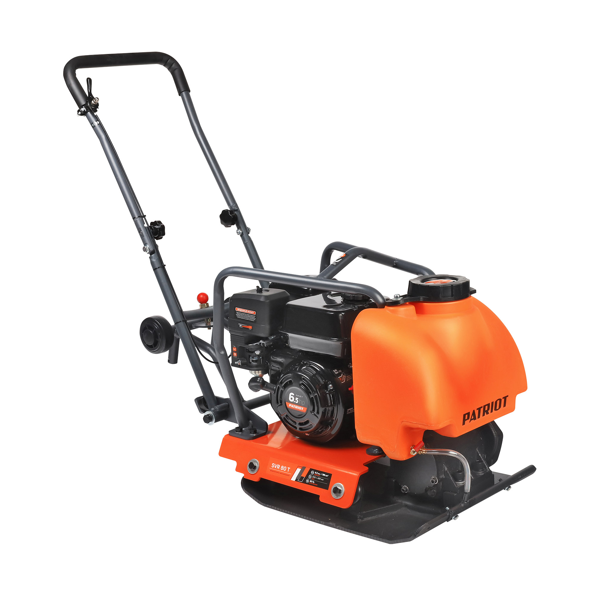 Слесарка.бай. Виброплита SVR 80T (6.5 л/с Loncin G200F плита 550х480мм 92кг уплотн. 300мм 17кН бак 12л) PATRIOT под заказ - стоимость, описание, магазин.