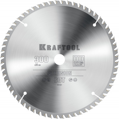 Слесарка.бай. Диск пильный 300х30х60Т по дереву "PRECISION" (36952-300-30) KRAFTOOL под заказ - стоимость, описание, магазин.