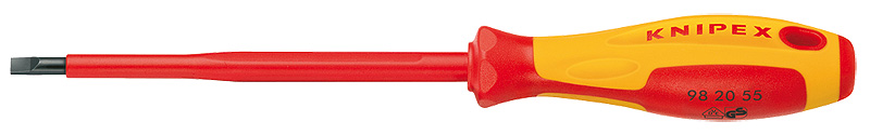 Слесарка.бай. Отвертки для винтов с шлицевыми головками 262мм KNIPEX KN-982065 - стоимость, описание, магазин.