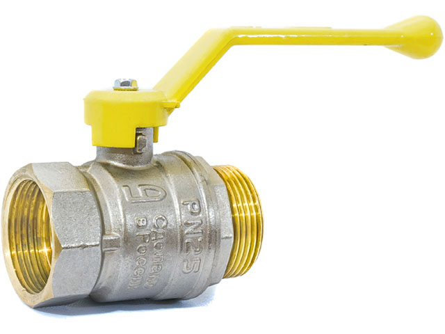 Слесарка.бай. Кран шаровый 1/2" стандарт нар.-вн. ручка (ГАЗ) PN 40 LD LD47.353.15 - стоимость, описание, магазин.