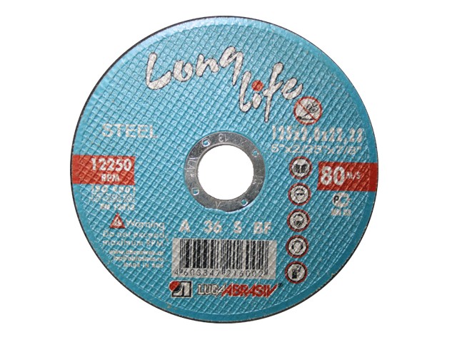 Слесарка.бай. Отрезной круг 125х2,5х22мм д/металла Луга серия Long Life - стоимость, описание, магазин.