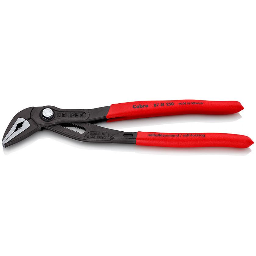 Слесарка.бай. Клещи переставные KNIPEX Cobra ES фосфатированные, серого цвета 250 мм 8751250 - стоимость, описание, магазин.