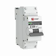 Слесарка.бай. Автоматический выключатель 1P 125А (C) 10kA ВА 47-100 EKF PROxima: купить в интернет-магазине. 