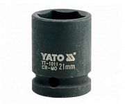 Слесарка.бай. Головка ударн. 1/2" 21мм, L=39мм, 6гр. CrMo (YT-1011) YATO под заказ: купить в интернет-магазине. 