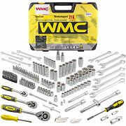 Слесарка.бай. Набор инструментов 216пр. 1/4", 3/8", 1/2" WMC TOOLS WMC-38841: купить в интернет-магазине. 