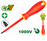 Слесарка.бай. Отвертка крестовая PZ2 100мм диэлектрическая DYLLU DTSD7274 DTSD7274: купить в интернет-магазине. 