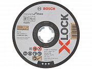 Слесарка.бай. Круг отрезной 125х1.0x22.2 мм для нерж. стали X-LOCK Standard for Inox BOSCH (прямой) 2608619262: купить в интернет-магазине. 