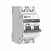 Слесарка.бай. Автоматический выключатель 2P 16А (C) 6кА ВА 47-63 EKF PROxima mcb4763-6-2-16C-pro: купить в интернет-магазине. 